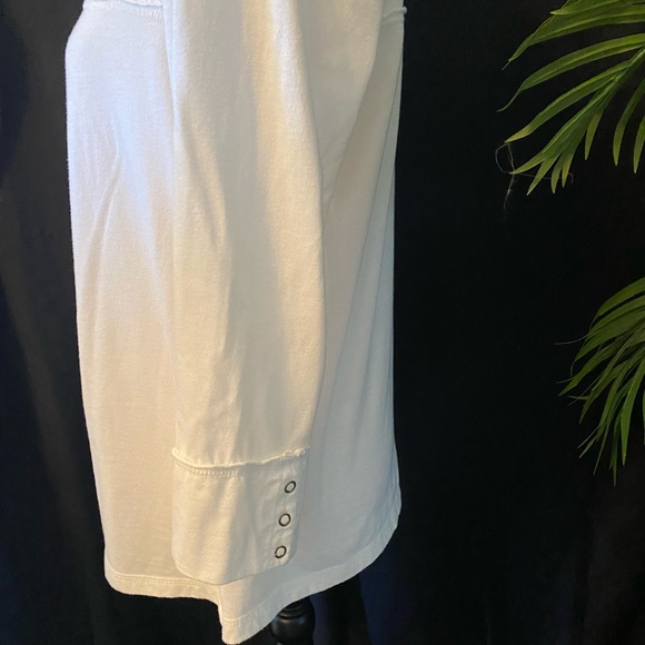 ♥️❄️Route 66 Woman’s White 3/4 Sleeve Shirt Size XL - Picture 6 of 9